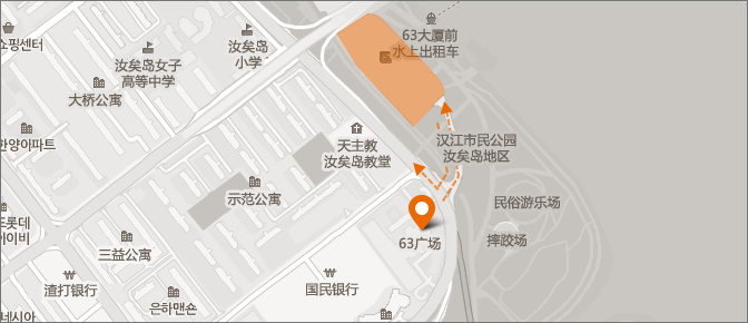 汉江滨水区停车地图
